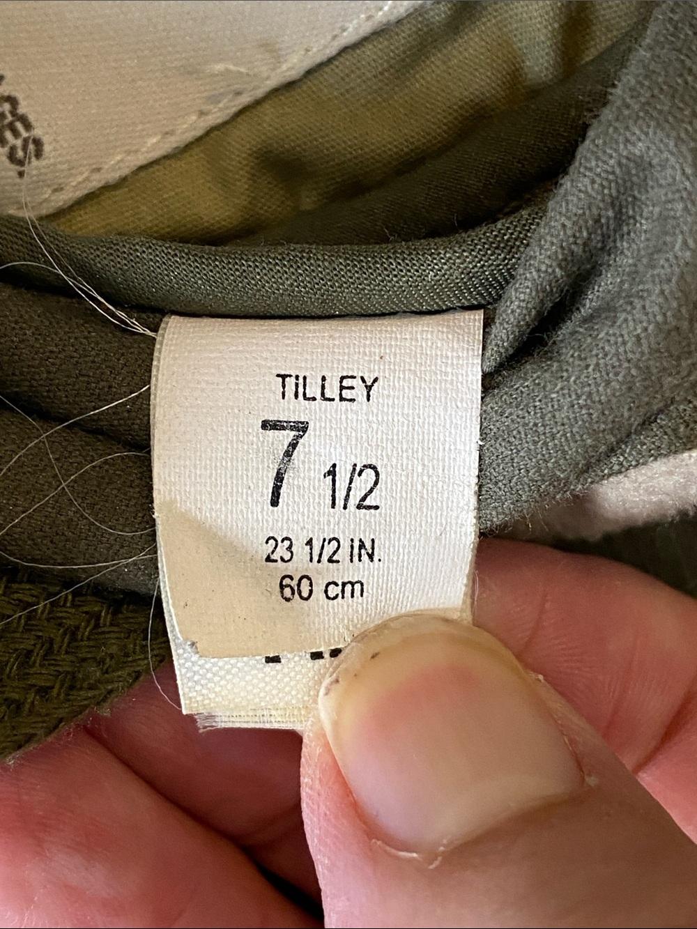 Tilley T4MO Organic Airflo Hiker Hat Gorpcore Olive 7 1/2 - Picture 10 of 16